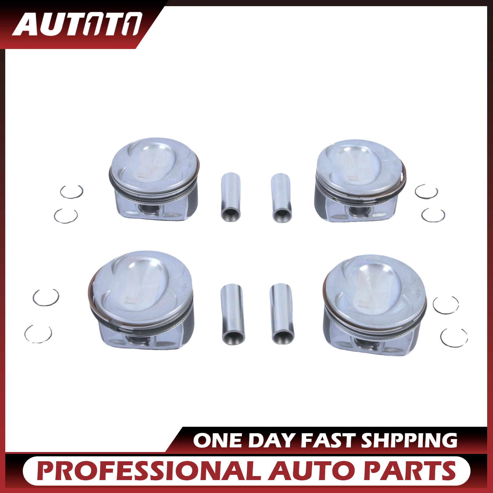 VW Jetta 1.6L CLRA 2011-2016 EA111 Engine Pistons Rings Set STD 76.5mm