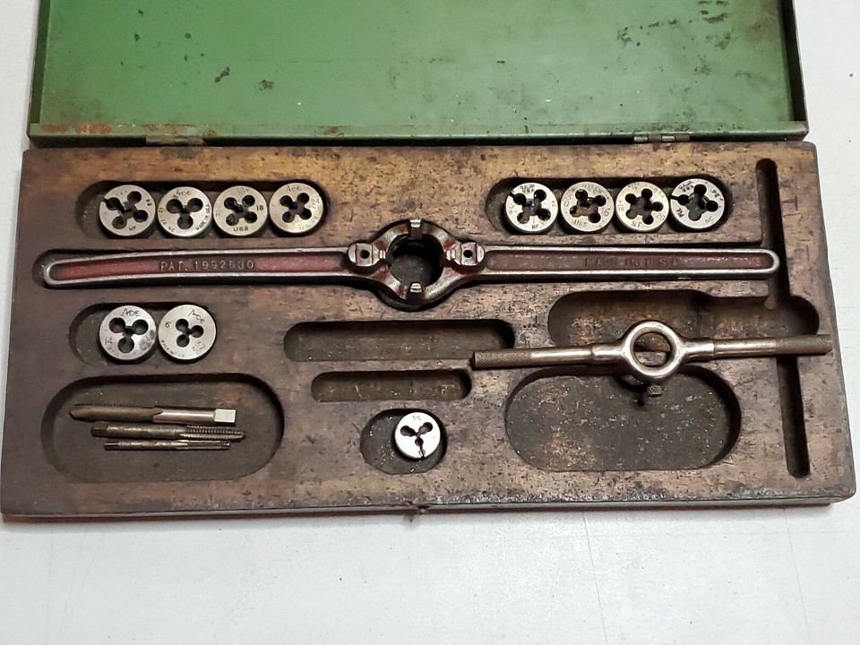 Antique Tap And Die Set eBay