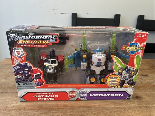 Transformers: Energon - Powerlinx Optimus Prime & Megatron Actionfiguren