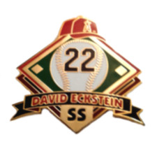 Anaheim Angels Pins RARE David Eckstein #Plate Pin 2004 Peter David Baseball Pin