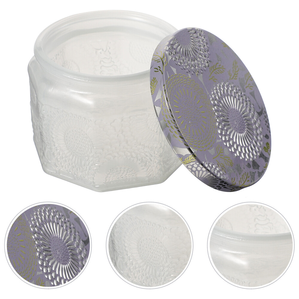 PFLYPF 6 Kerzengläser Mit Filzuntersetzern - 120 Ml, Schwarz, Für DIY-Kerzen & Deko