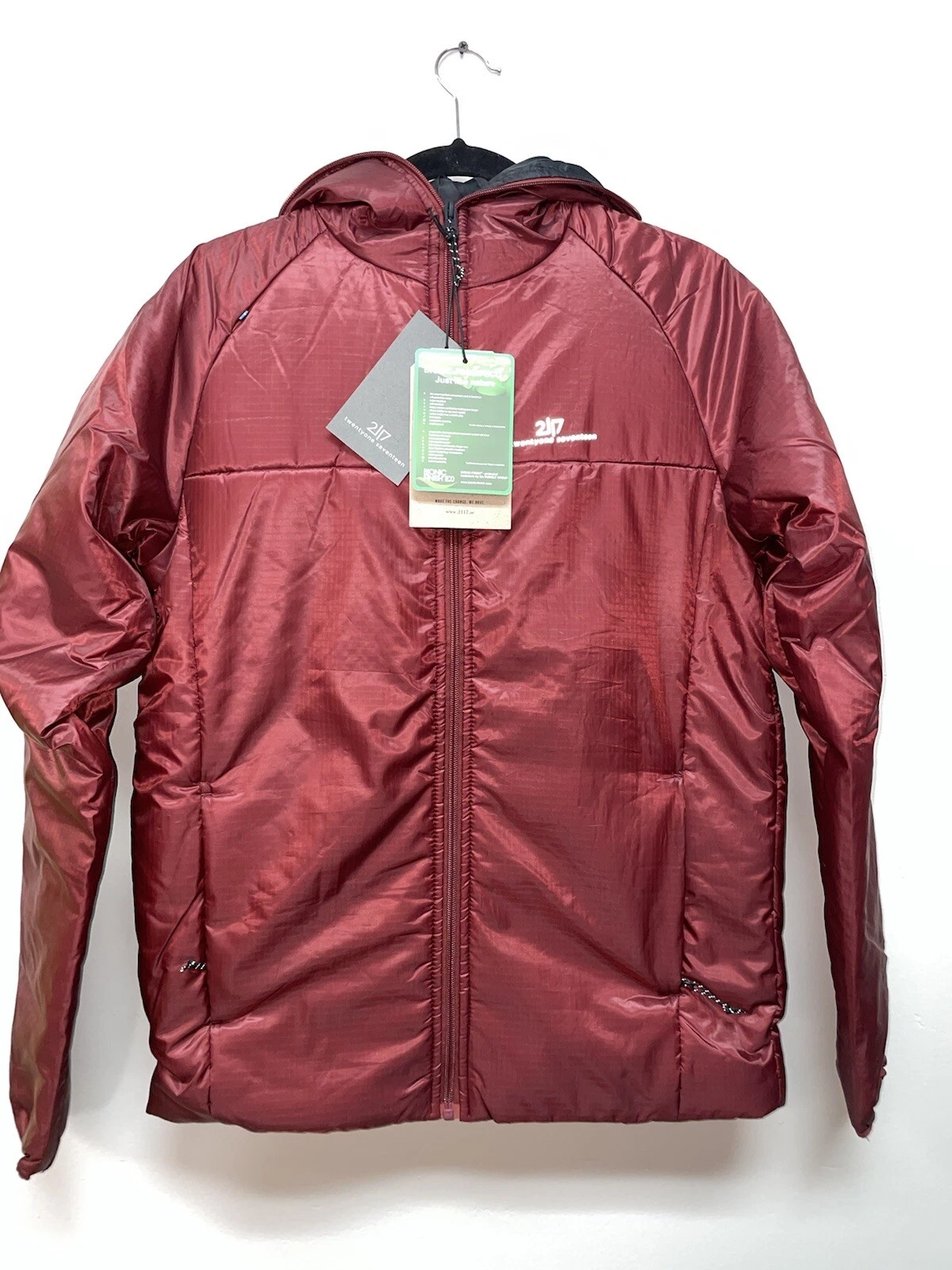 2117 Of Sweden Red Womens Koppom Puffer Winter Jacket Size S #ML5