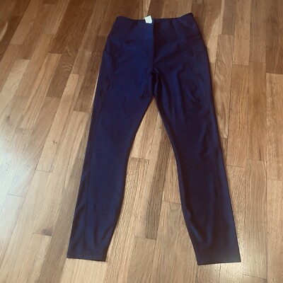 NWT Fabletics blue leggings, size medium with pockets