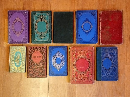 KONVOLUT 10 Schulpreisbücher Ende 19. / Anfang 20. Jahrhundert