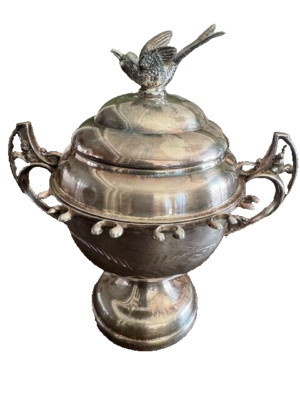 82・83 タナカ様 Wm. Rogers WR Quadruple Silver Plate New York # 57 Bird