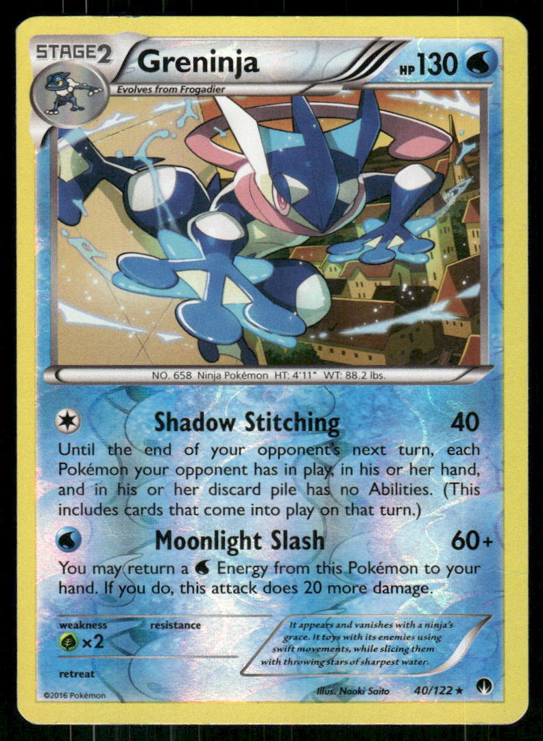Cards #040/122 Greninja - 40/122 | eBay
