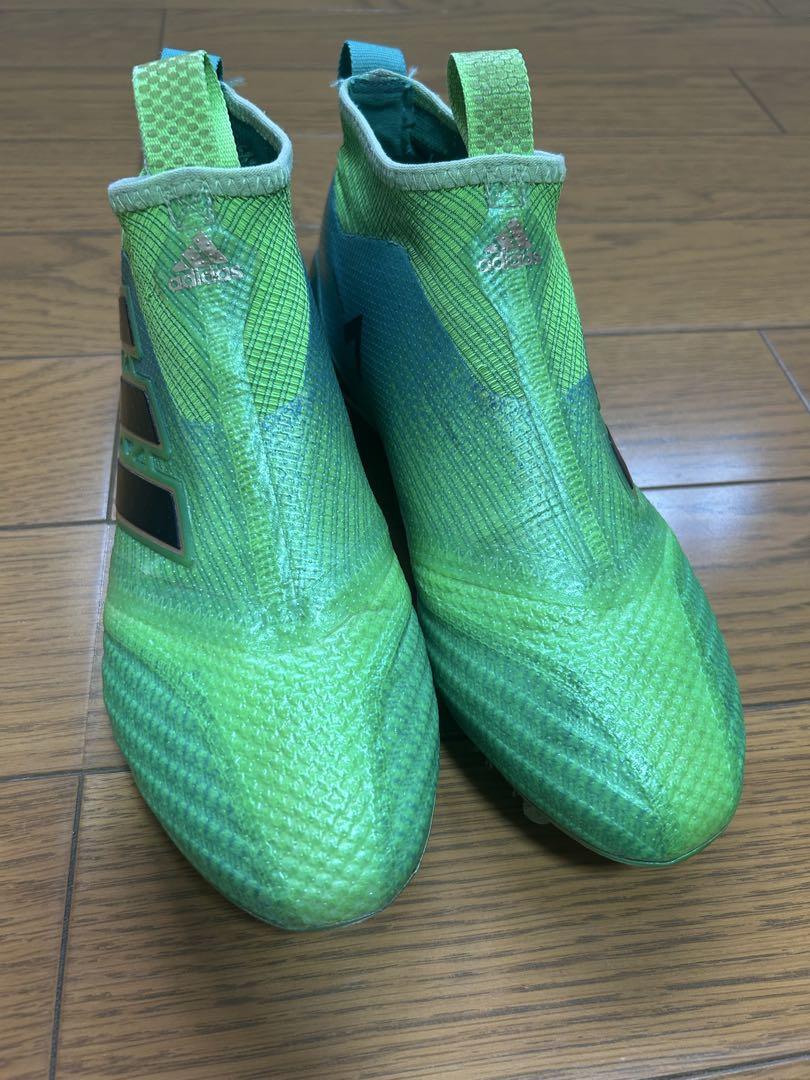 Adidas Ace 17+ Purecontrol FG/AG Green BB5950 US 8.5 Football 
