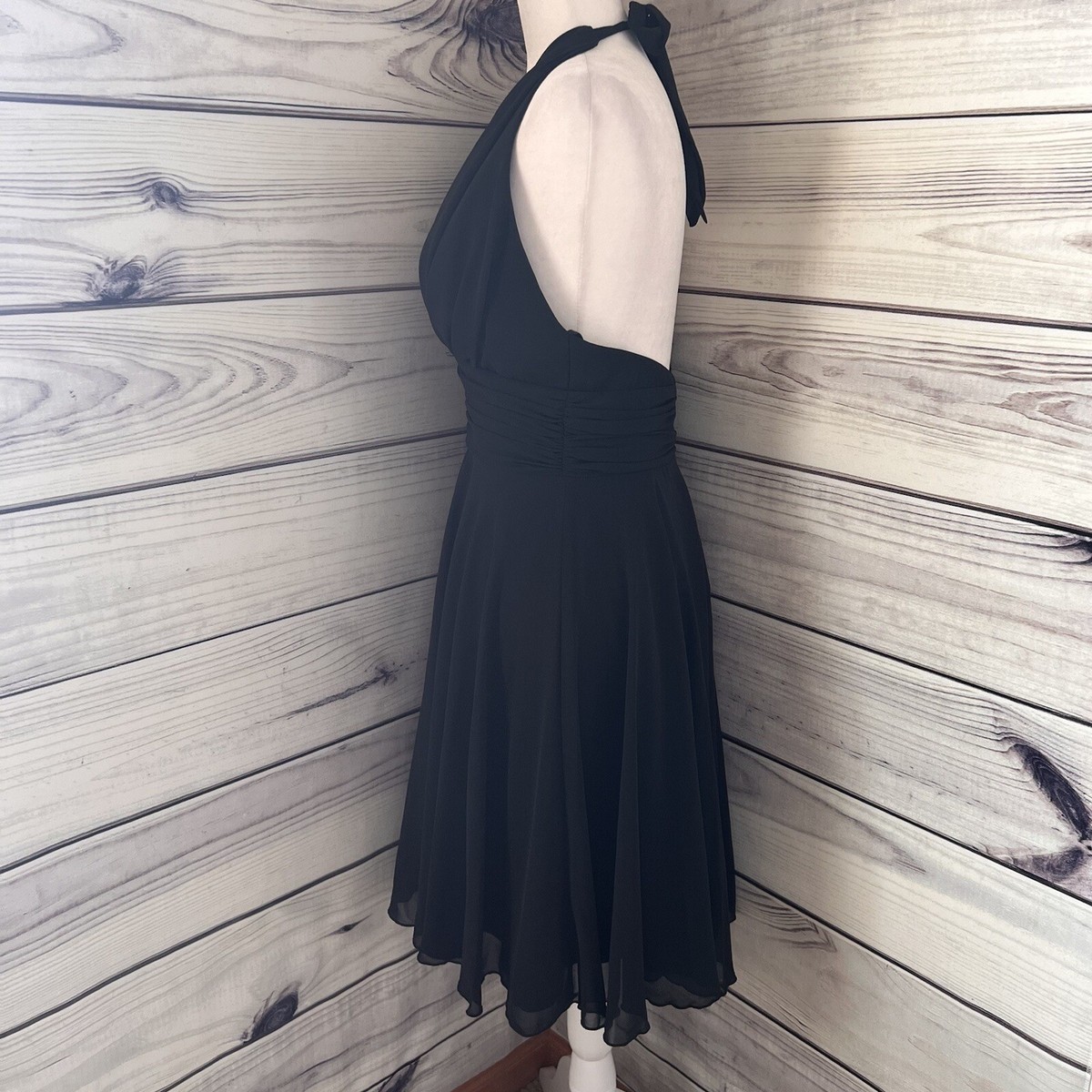 slim fit dress slacks Morgan Peach Y2K Halter Neck Dress