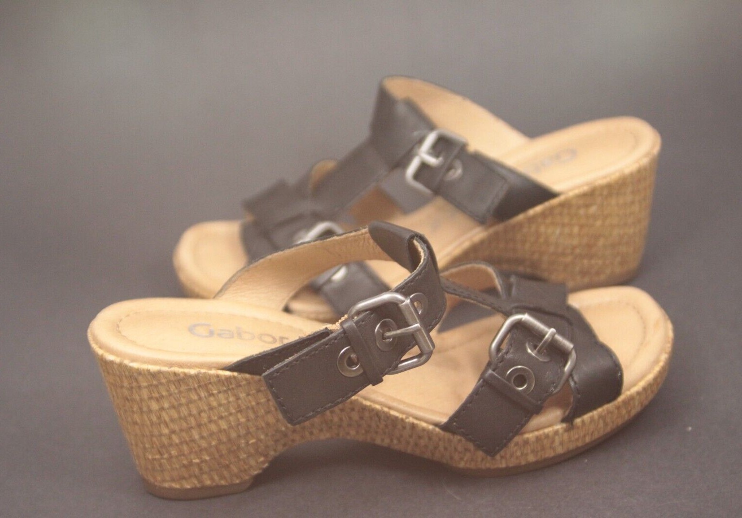 Gabor Comfort Wedge Heel Sandals Size 5 1/2 Very Lightly Used | eBay