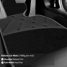 To fit Honda Aerodeck Coupe 1989-1993 Black Tailored Car Mats [FMB]