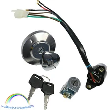 For Honda Rebel 250 CMX250 Ignition Switch Fuel Gas Cap Helmet Seat Lock Key Set
