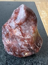Beautiful Fire Quartz Crystal Free Form Flame 9.5cm 488g F3