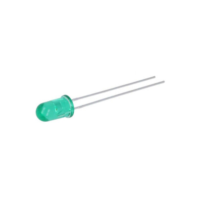 2X HLMP-3519 LED 5mm grün 12-70mcd 24° Front: gewölbt BROADCOM (AVAGO)