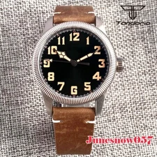 Tandorio 39MM Diver New Fluted Case NH35A Mechanical Men's Watch Sapphire Glass