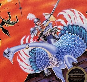 Joust - Nintendo Entertainment System NES 1988 Cartridge Only Tested