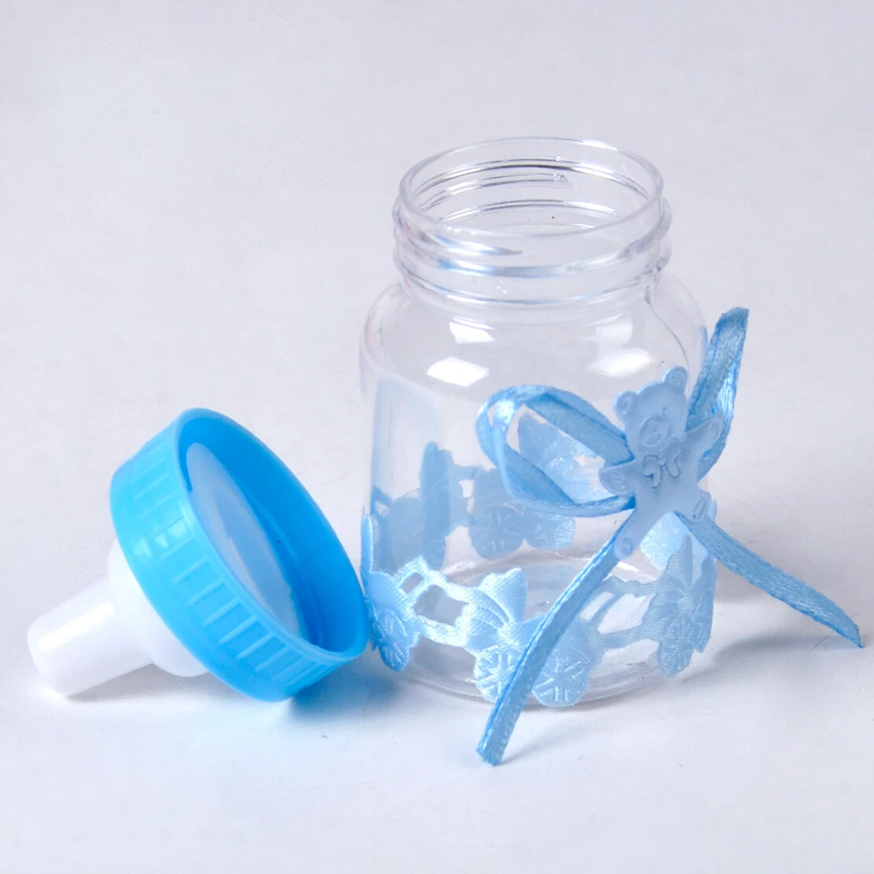 12x Babyflaschen Gastgeschenke Milchflasche Taufe Geburt Tischdeko Babyshower g - Bild 2 von 4