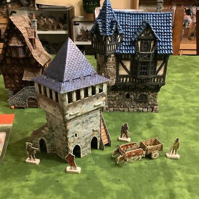Clever Paper-Fantasy Wargame Terrain -Warhammer,  AOS, Ad&d RPG WATCH TOWER