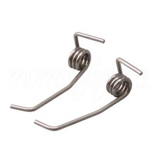 3.3x0.57x1.4cm Refrigerator Divider Door Spring DA61-08314A Set of 2 Chrome
