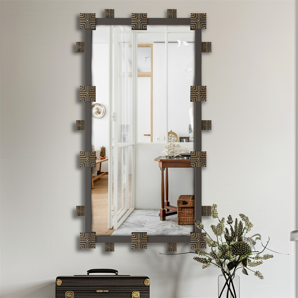 Vintage Ornate Mirror Metal Framed Decorative Wall Mirror