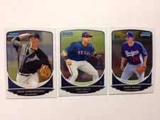 3 Chrome Lot Corey Seager BCP125, Joey Gallo Tp5, Noah Syndergaard Tp-22 2013 RC
