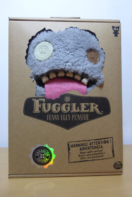 Fuggler Kuscheltier Oogah Boogah - grau 22 cm lustiges hässliches Monster