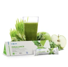 ALPHA BALANCE FUXION.GREEN SUPER DETOX DRINK ALFALFA,SPIRULINA&SPINACH-28 SACHTS
