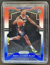 2019-20 Panini Prizm Nickeil Alexander-Walker RC Prizm Red White and Blue #263