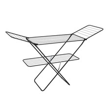 Image of ROYALFORD 2 Tier Clothes Airer Foldable Clothes Drying Rack Laundry Dryer Indoor