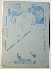 2025-26 O-Pee-Chee Cyan Printing Plate One-Of-One #116 - Rasmus Andersson