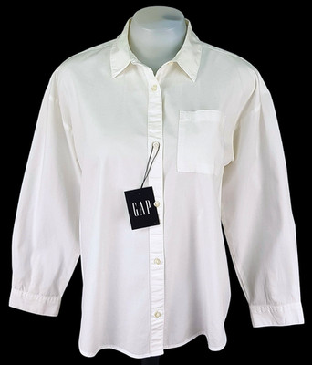 GAP TEEN Mädchen cremeweiß L/S formelles Abendshirt - Ht 137-145 cm - L - 10/11 Jahre