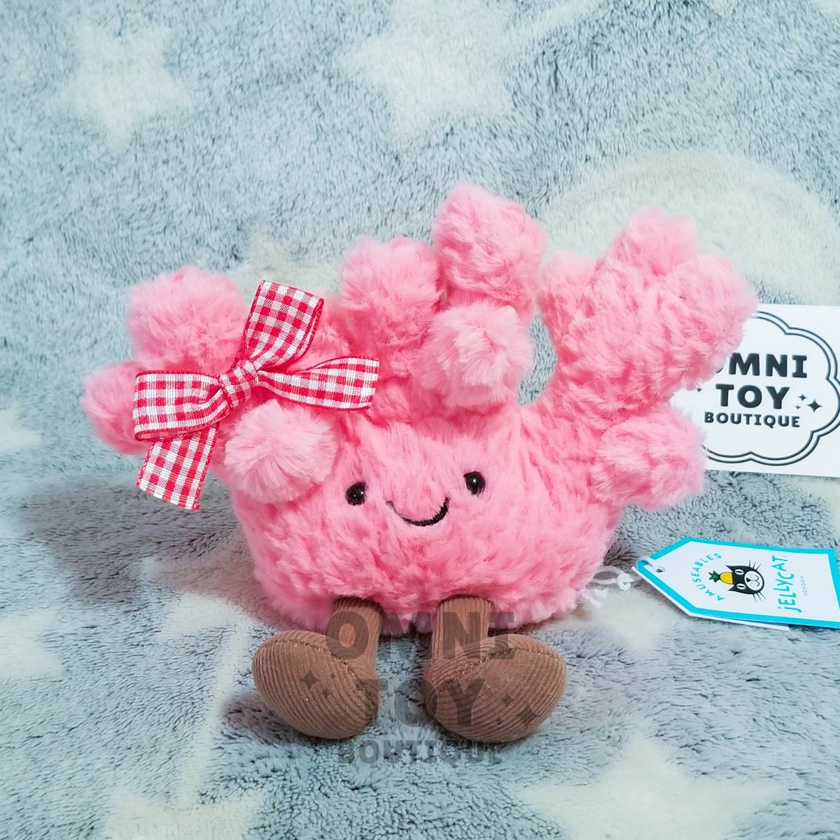 【新品・タグ付き】 Amuseables Coral AUTHENTIC Jellycat Amuseables Coral- - FAST SHIP for sale
