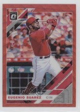 2019 Panini Donruss Optic Red Wave Prizm Eugenio Suarez #124 10ou