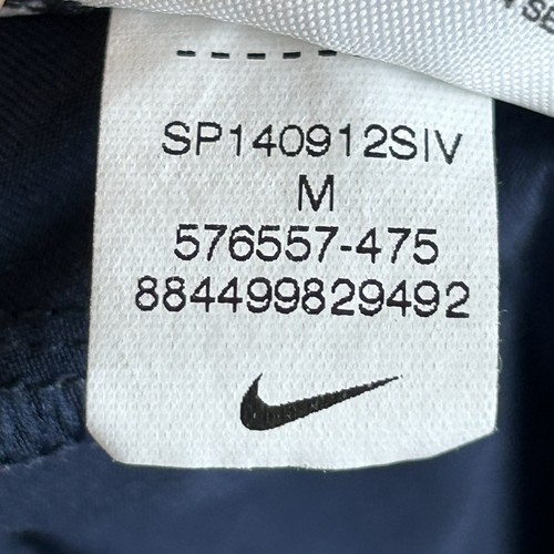 Nike Track Pants Men’s M Blue Swishy Drawstring Lightweight Jogger Athleisure - Picture 9 of 12