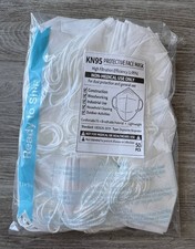 KN 95 Protective Face Masks 50PCS Non Medical Disposable Respirator Dust
