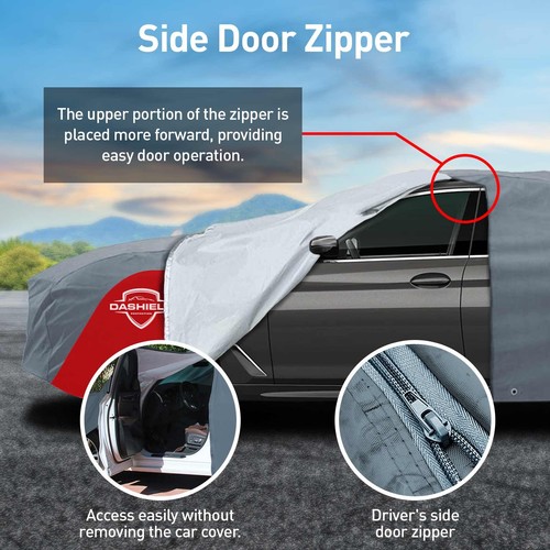 Ultimum Lite Waterproof Car Cover for Volkswagen 411 1969-1971 Sedan - Picture 3 of 10