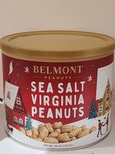 BELMONT THE FARMS COLLECTION SEA SALT PREMIUM VIRGINIA PEANUTS 38 OZ LARGE SIZE