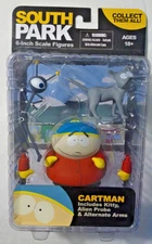 2011 Mezco South Park CARTMAN 6” Figure - Alien Probe - Kitty - NIB