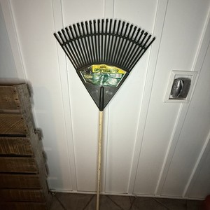 Vintage Ames Green Sweeper Lawn Rake – 24” WideSweep – 63” Long – Made in USA