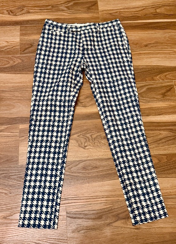 Brian Dales Navy Blue & White Tuxedo Pants Men's 30 x 31