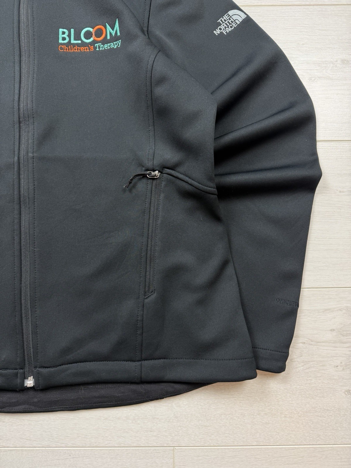 The North Face Windwall Fleece Women’s Full Zip-up Small Logo Hiking Jacket thumbnail 6