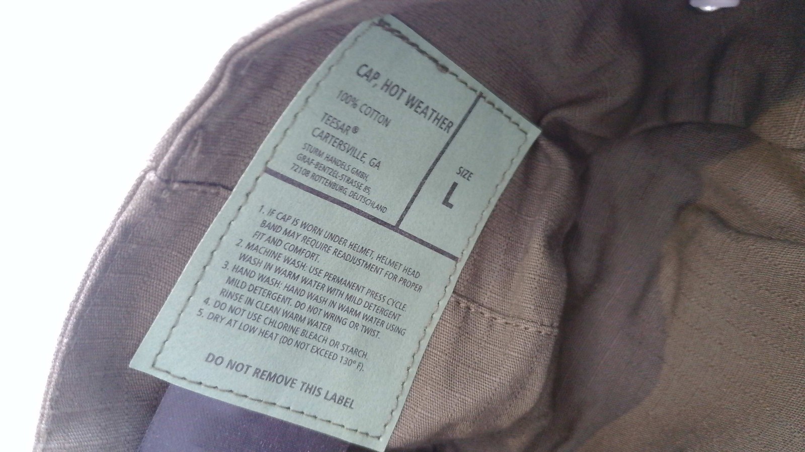 Mil - Tec 12308001 Men's Baseball Cap Oliva Large Olive Caps Hats