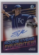 2022 Bowman Rookie of the Year Favorites 34/150 Jackson Kowar #ROYF-JK Auto 15kr