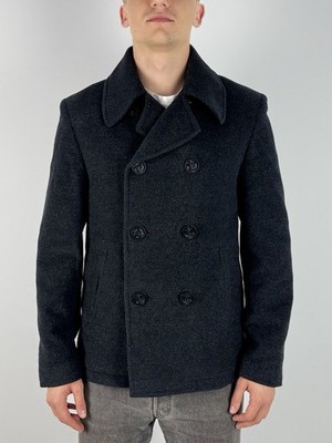 Alpha Industries Wool Blend Pea Coat Jacket