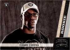 2011 Panini Threads #170 Chimdi Chekwa RC - FB