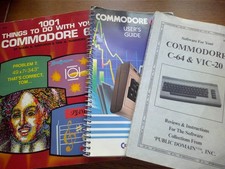 Vintage COMMODORE 64 Computer Guide Instruction Books Lot of 3