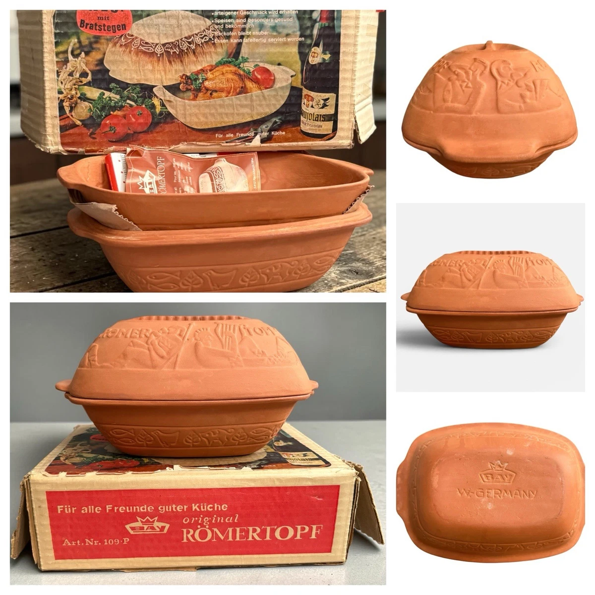 Romertopf Mini 107 Clay Baker Roaster