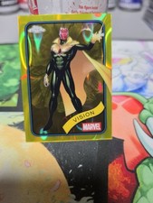 2025 Topps Chrome Marvel Vision Yellow Lava Refractor #139