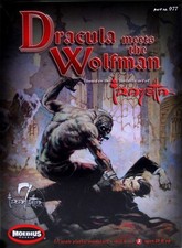 Frazetta's Dracula Meets The Wolfman From Moebius Models PRE-SALE