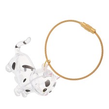 Pet Hair Memorial Clear Storage Box Keychain Cat Hair Keepsake Holder Organizer