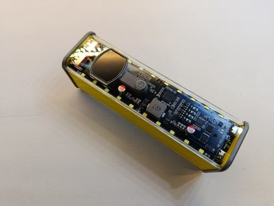 DIY USB Powerbank Kit für 8x 18650 LiIon Zellen PD45W Gelb Top Qualität Lötfrei